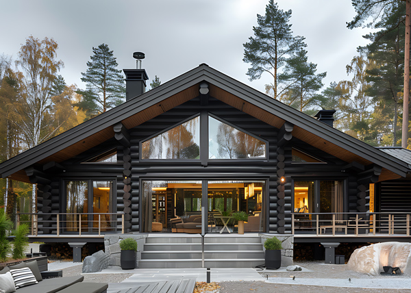Montana luxury homes, Whitefish custom homes, modern rustic design Montana